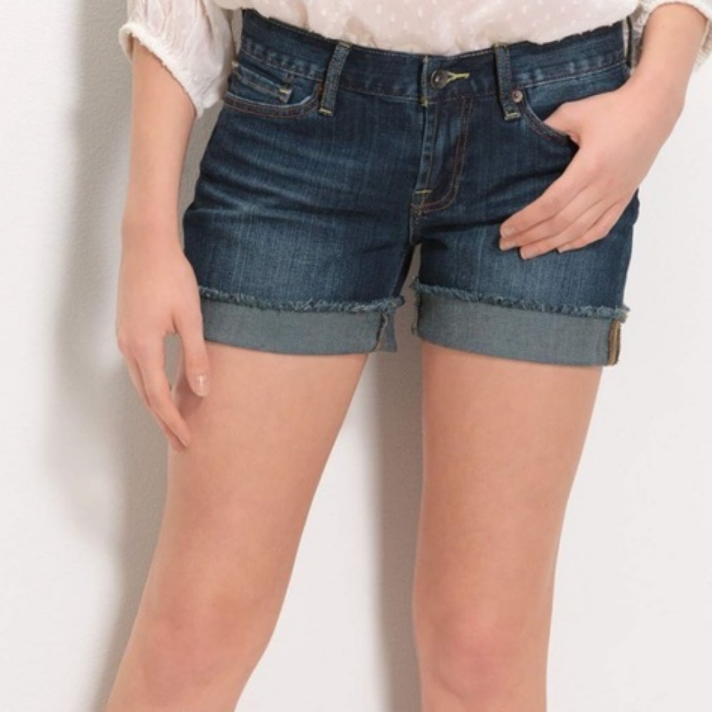 Lucky Brand "Abbey" Denim Shorts Size 00/24